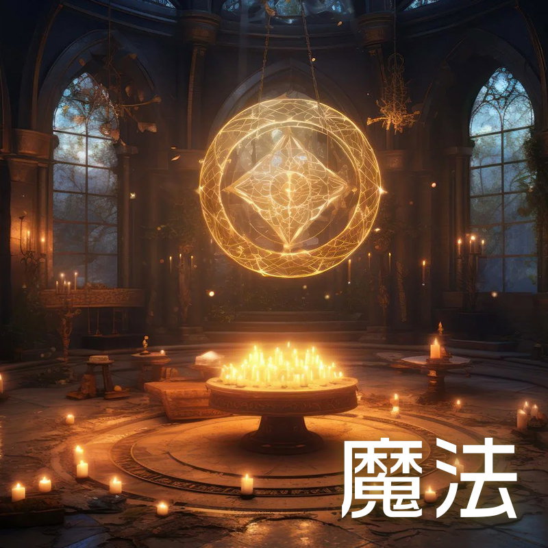 魔法のAI画像素材