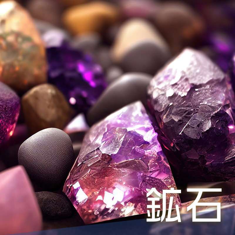 鉱石のAI画像素材