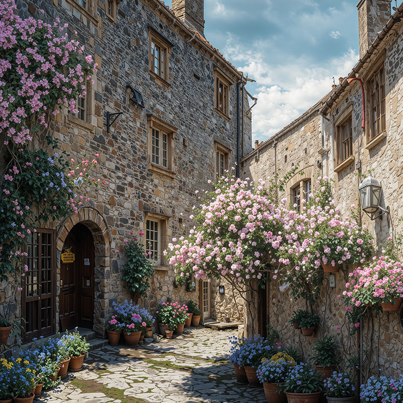 街並みのAI素材