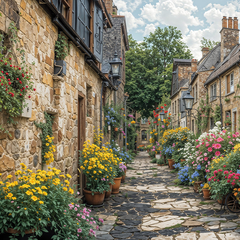 街並みのAI素材