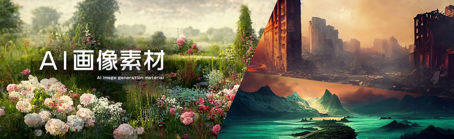 AI画像素材の特設ページ