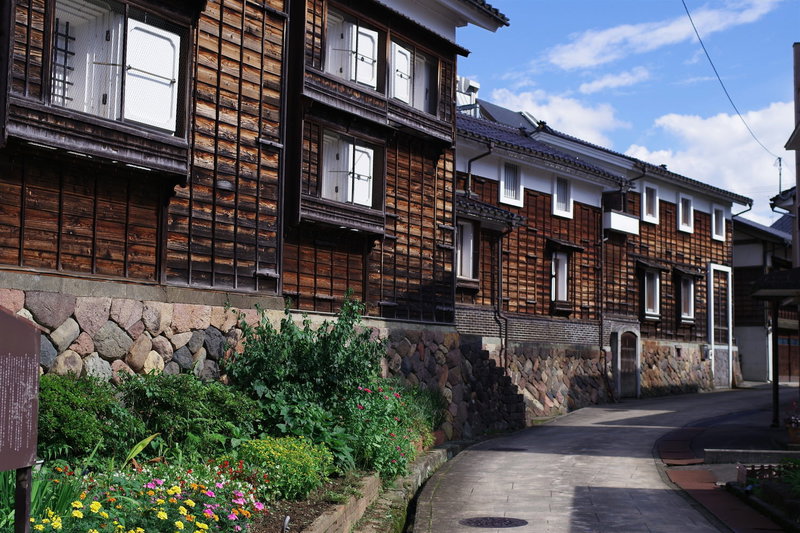 土蔵群「城端蔵回廊」の写真素材