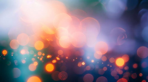 光が漂うボケ味の幻想的な世界、輝く玉ボケとライトリークの表現