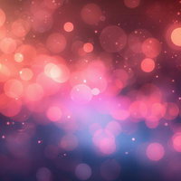 暖かさと柔らかさが感じられる浮遊した光の粒の写真