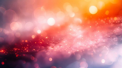 光の粒が浮かび上がるグラデーション背景