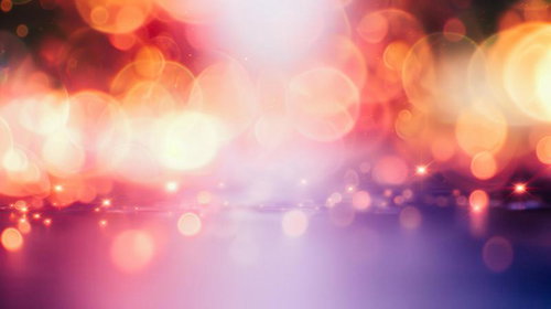 光の輪が重なる中にきらめく玉ボケの輝きと光学効果