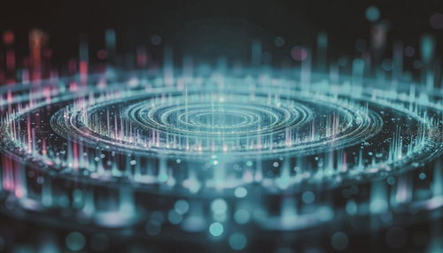 光の柱が立ち上がる魔法陣エフェクト