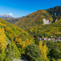 平湯温泉・山岳の雲海から見る日の出の写真