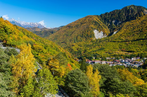 平湯温泉・山岳の雲海から見る日の出