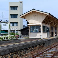 名鉄（名古屋鉄道揖斐線）の廃線駅「黒野」の写真