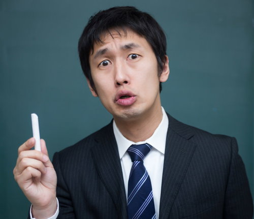 赤チョークを発注したのに白がきた講師の困惑