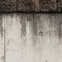 雨染みとコンクリート壁のテクスチャーの写真