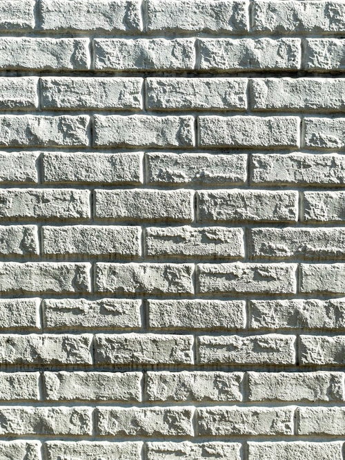 目地を掘り出したレンガ調壁のテクスチャー