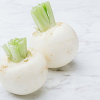 採れたての蕪（かぶ）の写真 新鮮な根菜 おいしかぁ～便の写真