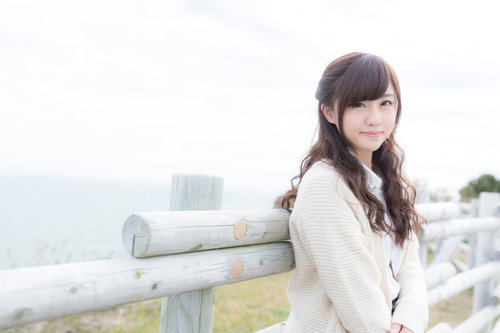 いすみ市の公園で笑顔を見せるロケ地ポートレート撮影