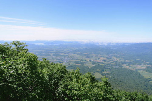 後志羊蹄山の真狩コースから支笏湖を眺める