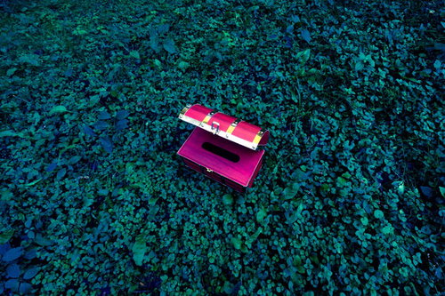 小物入れにも最適な宝箱ティッシュケース