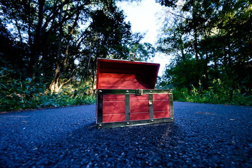 宝箱をあけたら戦闘がはじまった