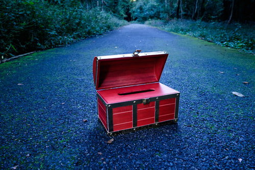 宝箱（ティッシュケース）