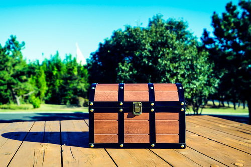 冒険に旅立って最初の宝箱