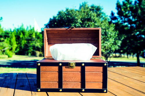 冒険に旅立って最初の宝箱がティッシュだった！