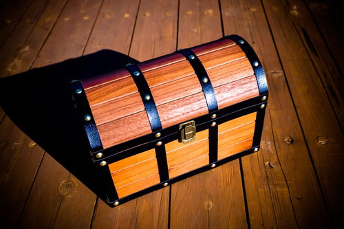 攻略に数時間かけた末、ゲットした宝箱