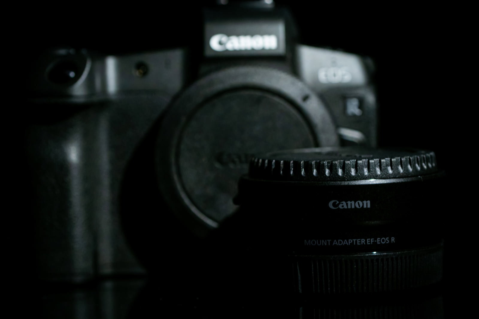 Canon EOS RカメラとMOUNT ADAPTER EF-EOS R