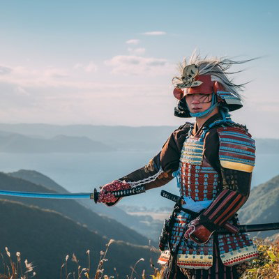 Japanese samurai warrior — free samurai stock photo from Japan