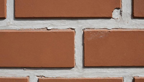 建物の外壁に使われるレンガ造り風の壁面パターンテクスチャー