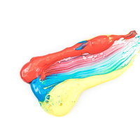 赤青黄の3色絵具の写真の写真