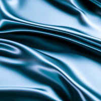 ラグジュアリーなサテン生地のドレープと光沢の写真