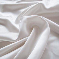 シワと光が重なり合った白い布地のドレープの写真