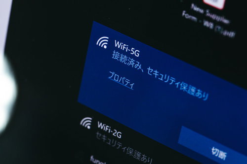 日本でも導入予定の「5G」に接続済み