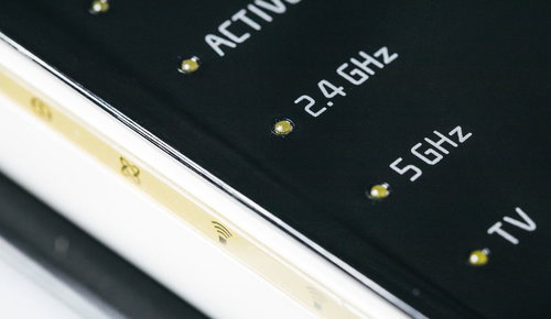 Wi-Fiルーターの5GHz帯と2.4GHz帯の表示