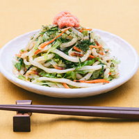 野菜でかさ増し食べて満足！「大盛りダイエット焼きうどん 」の写真