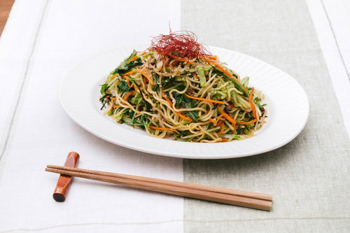 焼きそば大盛りなのに糖質少なめ「大盛りダイエット焼きそば 」