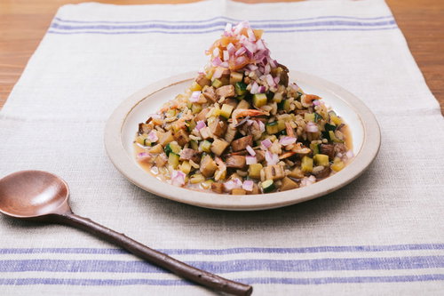 お米大好きだけど炭水化物を控える方には「大盛りダイエット和風リゾット」