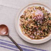 いっぱい食べても300kcal！大盛りダイエット和風リゾット」の写真