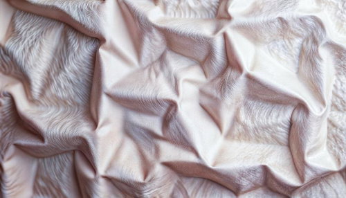 くしゃくしゃに丸めた柔らかい素材のテクスチャー