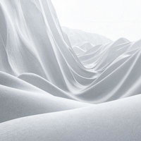 陰影を帯びたドレープ状の光沢布地の写真