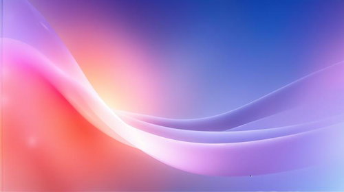 パステルカラーのウェーブ状グラデーション背景