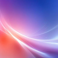 ピンクから青紫へのグラデーションとウェーブラインの写真