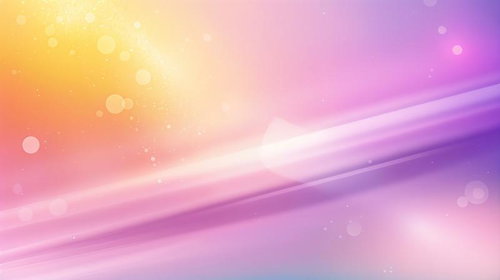 パステル色のグラデーションとウェーブ