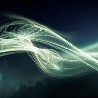 なめらかなウェーブラインの写真