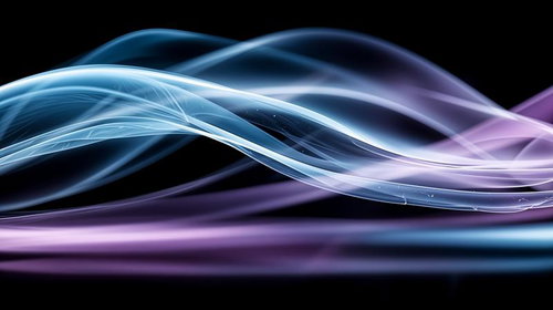 青紫の波光エフェクト