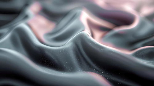 布のようにうねる光沢感とメタリックな微粒子の世界