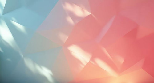 幾何学的模様が作り出すパステルグラデーションアート