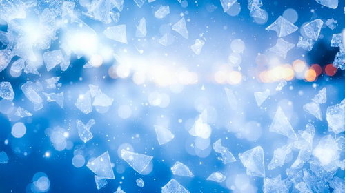 氷のきらめき