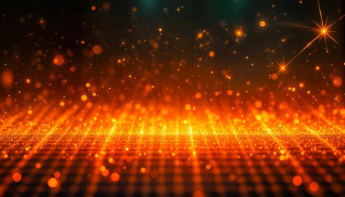 発熱するネットワークの抽象背景のAI素材
