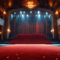 ランキング発表会のような豪華な表彰式会場風の写真